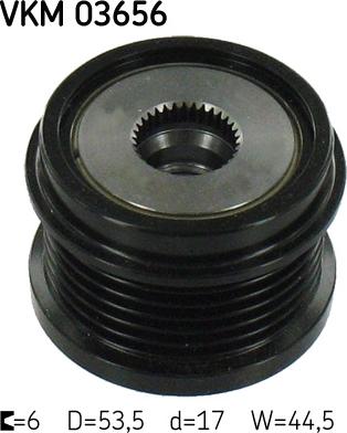 SKF VKM 03656 - Puleggia cinghia, Alternatore autozon.pro