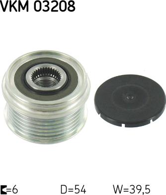 SKF VKM 03208 - Puleggia cinghia, Alternatore autozon.pro