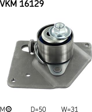 SKF VKM 16129 - Rullo tenditore, Cinghia dentata autozon.pro