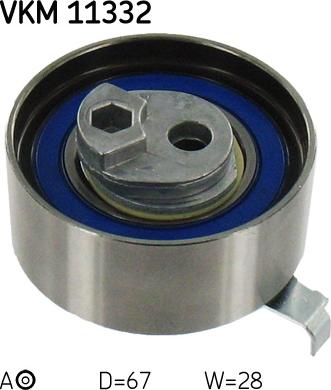 SKF VKM 11332 - Rullo tenditore, Cinghia dentata autozon.pro