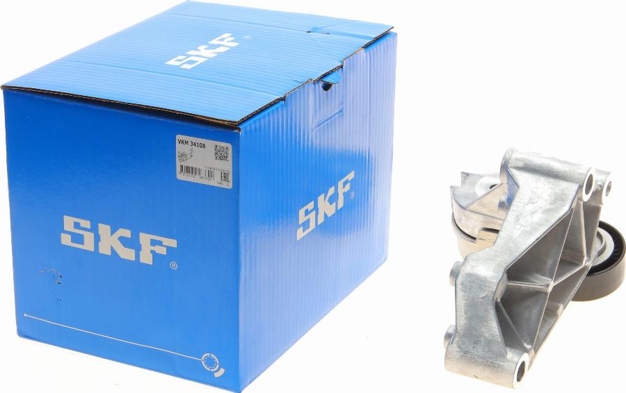 SKF VKM 34108 - Galoppino / Guidacinghia, Cinghia Poly-V autozon.pro