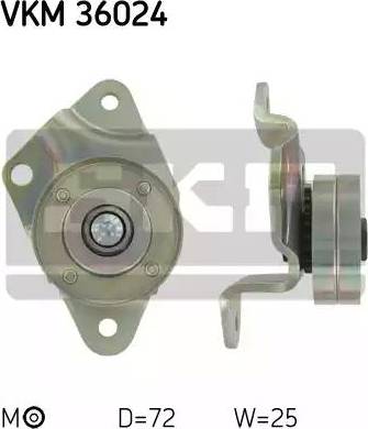 SKF VKM 36024 - Galoppino / Guidacinghia, Cinghia Poly-V autozon.pro