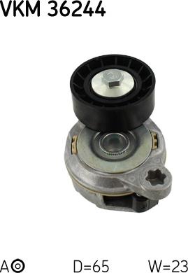 SKF VKM 36244 - Galoppino / Guidacinghia, Cinghia Poly-V autozon.pro