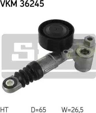 SKF VKM 36245 - Tendicinghia, Cinghia Poly-V autozon.pro