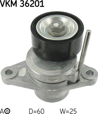 SKF VKM 36201 - Galoppino / Guidacinghia, Cinghia Poly-V autozon.pro