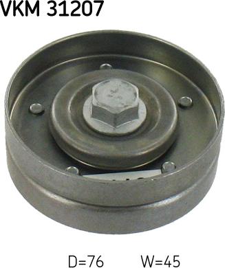 SKF VKM 31207 - Galoppino / Guidacinghia, Cinghia Poly-V autozon.pro