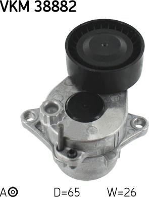 SKF VKM 38882 - Galoppino / Guidacinghia, Cinghia Poly-V autozon.pro