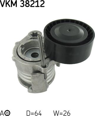 SKF VKM 38212 - Galoppino / Guidacinghia, Cinghia Poly-V autozon.pro