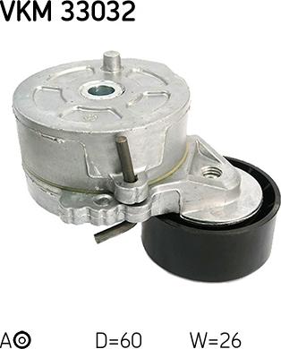 SKF VKM 33032 - Galoppino / Guidacinghia, Cinghia Poly-V autozon.pro