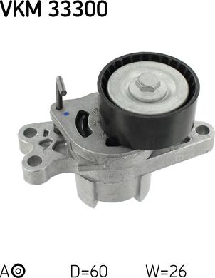 SKF VKM 33300 - Galoppino / Guidacinghia, Cinghia Poly-V autozon.pro