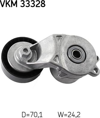 SKF VKM 33328 - Galoppino / Guidacinghia, Cinghia Poly-V autozon.pro