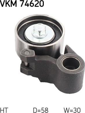 SKF VKM 74620 - Rullo tenditore, Cinghia dentata autozon.pro