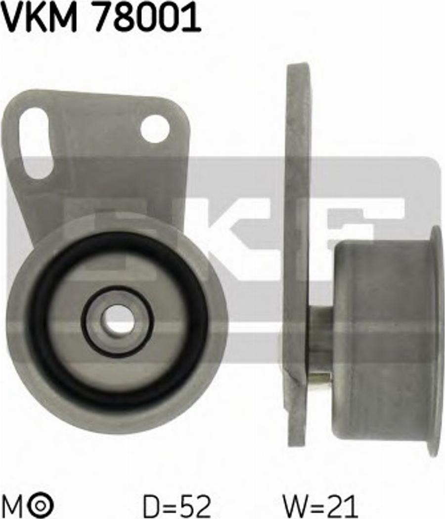 SKF VKM 78001 - Rullo tenditore, Cinghia dentata autozon.pro