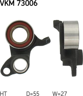 SKF VKM 73006 - Rullo tenditore, Cinghia dentata autozon.pro