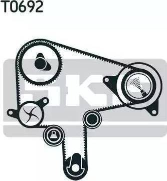 SKF VKMS 94612 - Kit cinghie dentate autozon.pro