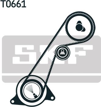 SKF VKMA 94616 - Kit cinghie dentate autozon.pro