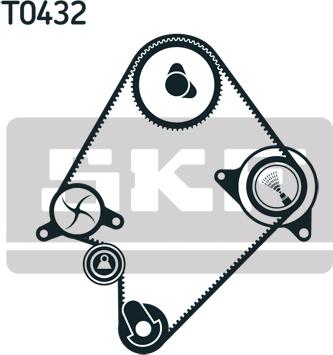 SKF VKMA 94009 - Kit cinghie dentate autozon.pro