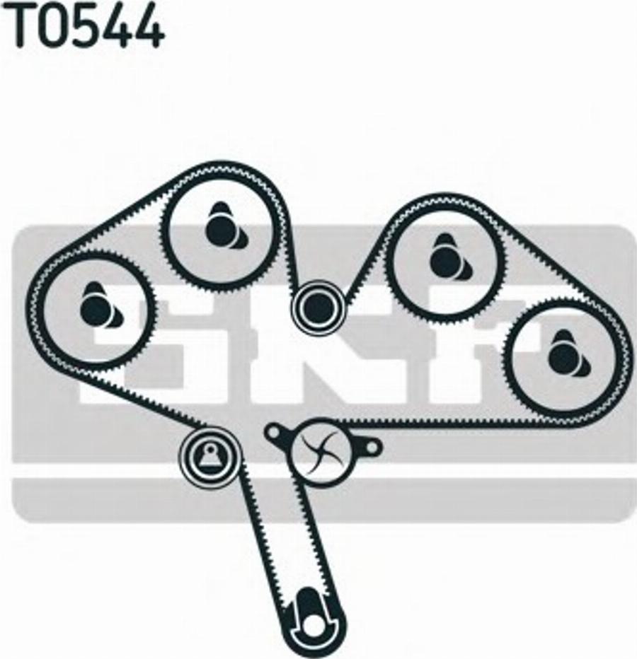 SKF VKMA95617 - Kit cinghie dentate autozon.pro