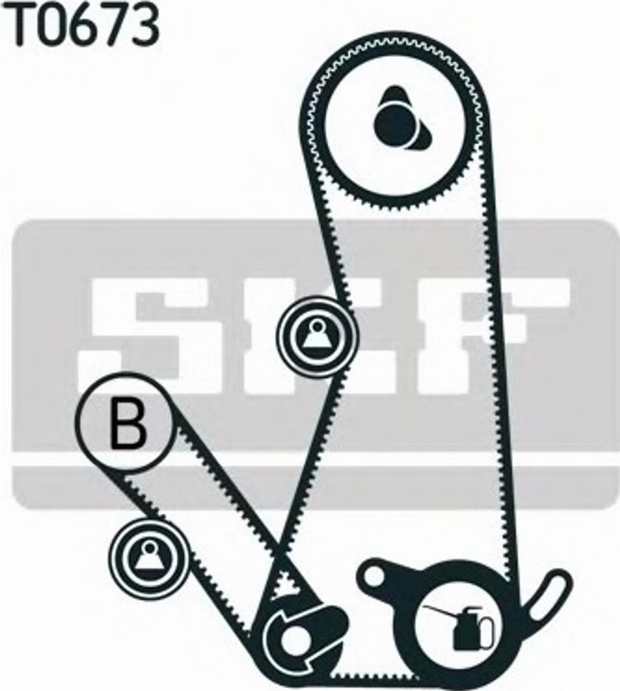 SKF VKMA95036 - Kit cinghie dentate autozon.pro