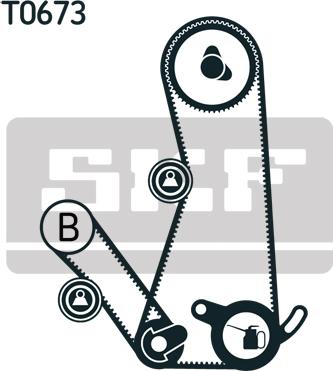 SKF VKMA 95642 - Kit cinghie dentate autozon.pro