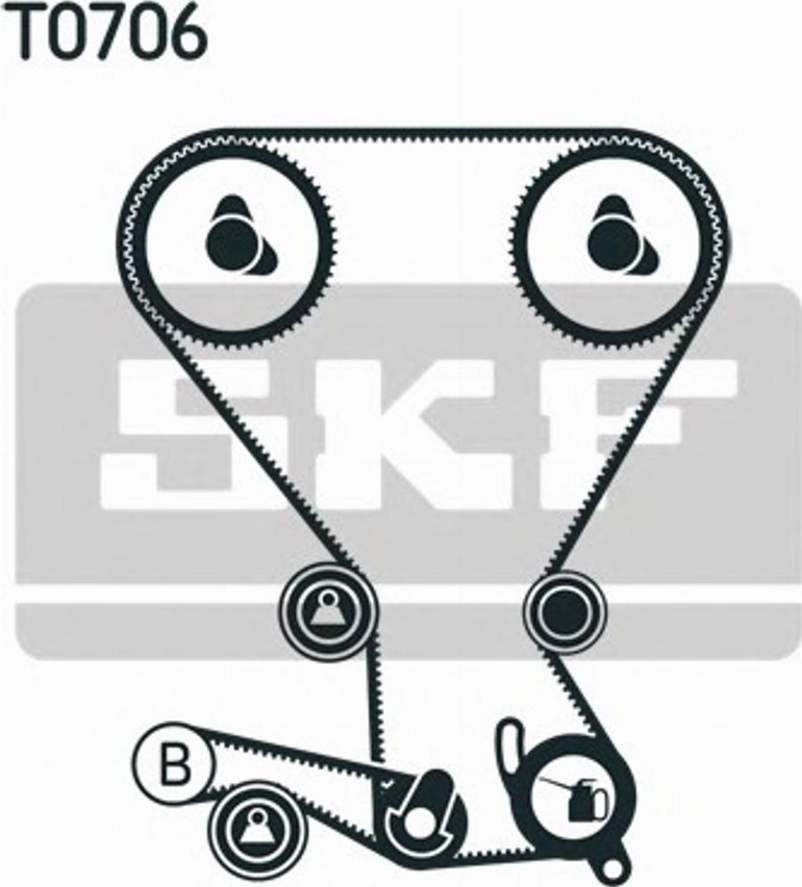 SKF VKMA95013 - Kit cinghie dentate autozon.pro