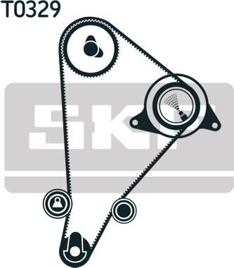 SKF VKMA 91122 - Kit cinghie dentate autozon.pro