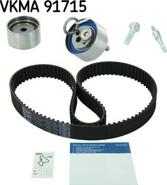 SKF VKMA 91715 - Kit cinghie dentate autozon.pro