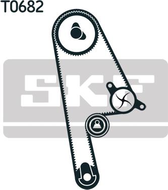 SKF VKMA 93019 - Kit cinghie dentate autozon.pro