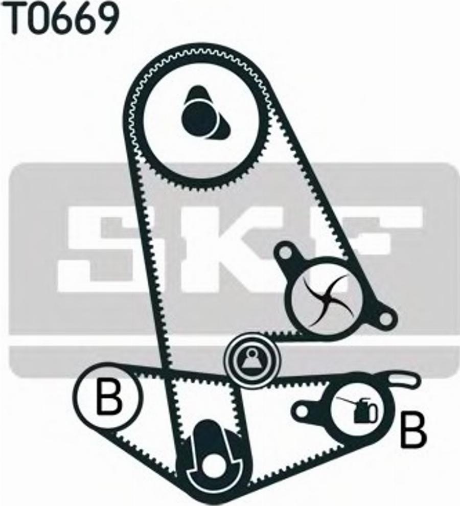 SKF VKMA93013 - Kit cinghie dentate autozon.pro