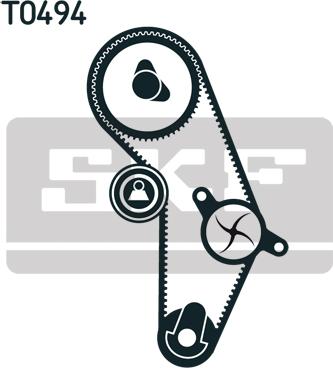 SKF VKMA 95623 - Kit cinghie dentate autozon.pro