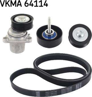 SKF VKMA 64114 - Kit Cinghie Poly-V autozon.pro