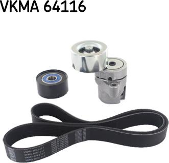 SKF VKMA 64116 - Kit Cinghie Poly-V autozon.pro