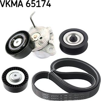 SKF VKMA 65174 - Kit Cinghie Poly-V autozon.pro