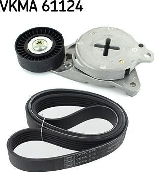 SKF VKMA 61124 - Kit Cinghie Poly-V autozon.pro