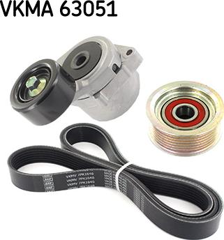 SKF VKMA 63051 - Kit Cinghie Poly-V autozon.pro