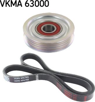 SKF VKMA 63000 - Kit Cinghie Poly-V autozon.pro