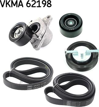 SKF VKMA 62198 - Kit Cinghie Poly-V autozon.pro