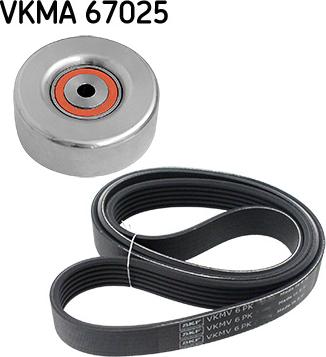 SKF VKMA 67025 - Kit Cinghie Poly-V autozon.pro