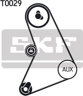 SKF VKMA 04001 - Kit cinghie dentate autozon.pro