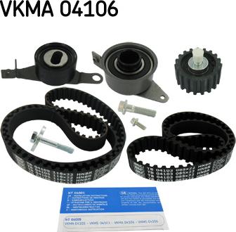 SKF VKMA 04106 - Kit cinghie dentate autozon.pro