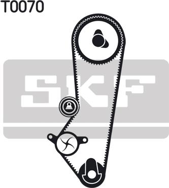 SKF VKMA 07300 - Kit cinghie dentate autozon.pro