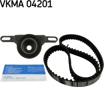 SKF VKMA 04201 - Kit cinghie dentate autozon.pro