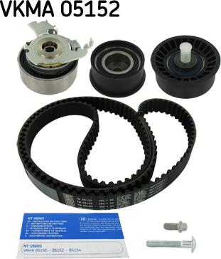 SKF VKMA 05152 - Kit cinghie dentate autozon.pro