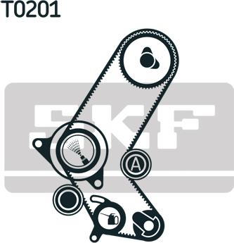 SKF VKMA 05700 - Kit cinghie dentate autozon.pro