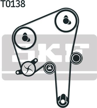 SKF VKMA 06610 - Kit cinghie dentate autozon.pro