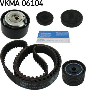 SKF VKMA 06104 - Kit cinghie dentate autozon.pro