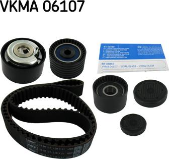 SKF VKMA 06107 - Kit cinghie dentate autozon.pro