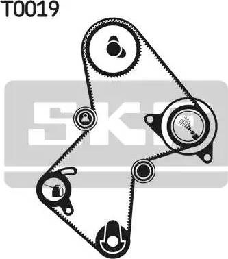 SKF VKMA 06110 - Kit cinghie dentate autozon.pro