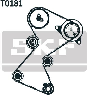 SKF VKMA 06128 - Kit cinghie dentate autozon.pro