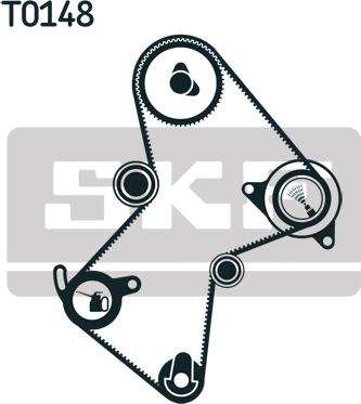 SKF VKMA 06125 - Kit cinghie dentate autozon.pro